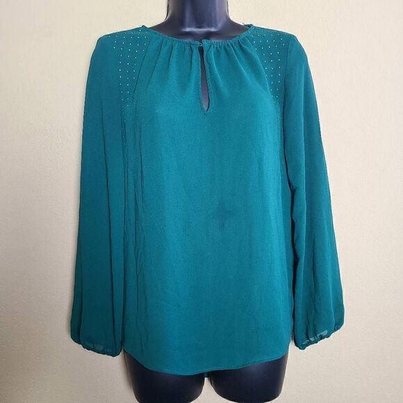 Zara Keyhole Blouse - Picture 1 of 8